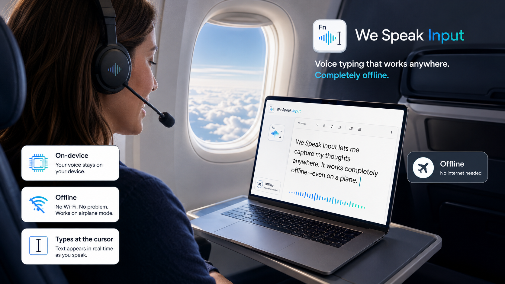 We Speak Input in action